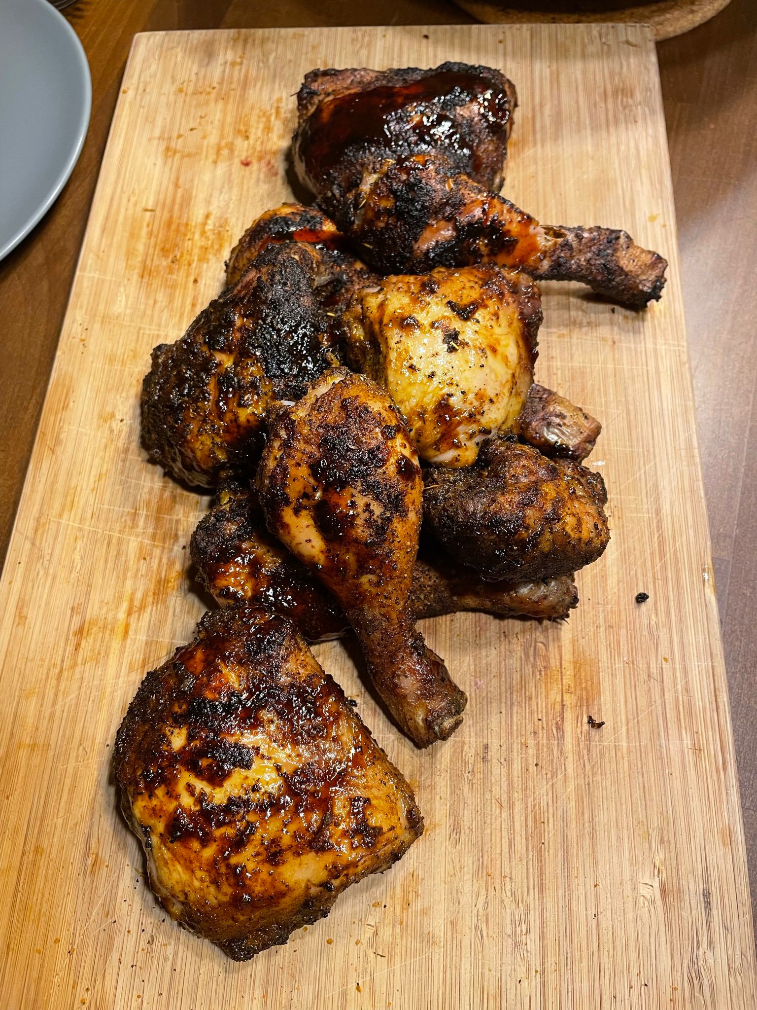 BBQ Smoked Chicken Drumsticks mit Stubb’s Original Sauce