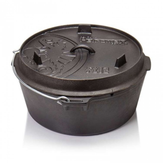 Feuertopf (12qt) planer Boden (ohne Füße)