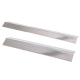 Edelstahl Flammblech breit, variabel 35-60 cm