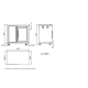 Modul 6 - Schrank (3 Regalfächer) mit Einzelkühlschrank