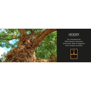 BACK TO SMOKE BBQ Holzpellets Hickory 9 kg
