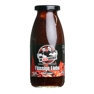 Glutsbrüder Flüssige Liebe BBQ Sauce 250ml Flasche