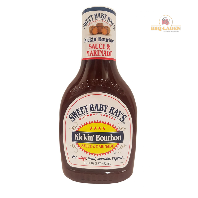 Sweet Baby Ray's Kickin`Bourbon Sauce & Marinade 473 ml im BBQ-Laden