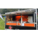 Catering, mobiles BBQ, mit Imbisswagen
