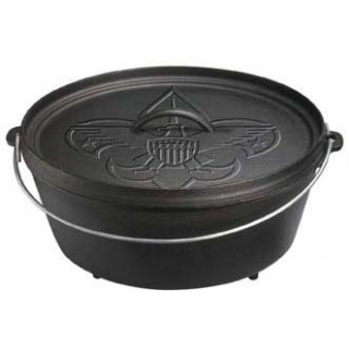 Lodge Logic`Boy Scout of America Camp Dutch Oven, 12"