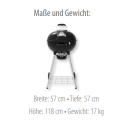 Broil King CROWN KETTLE 57 CM Holzkohle Kugelgrill