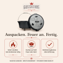 Gusskönig 9L Dutch Oven Komplettset mit...