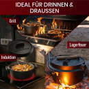 Gusskönig 15-teiliges Dutch Oven Set in Holzbox