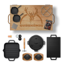 Dutch Oven Set 16-teilig – Dutch Oven 4.5L in...