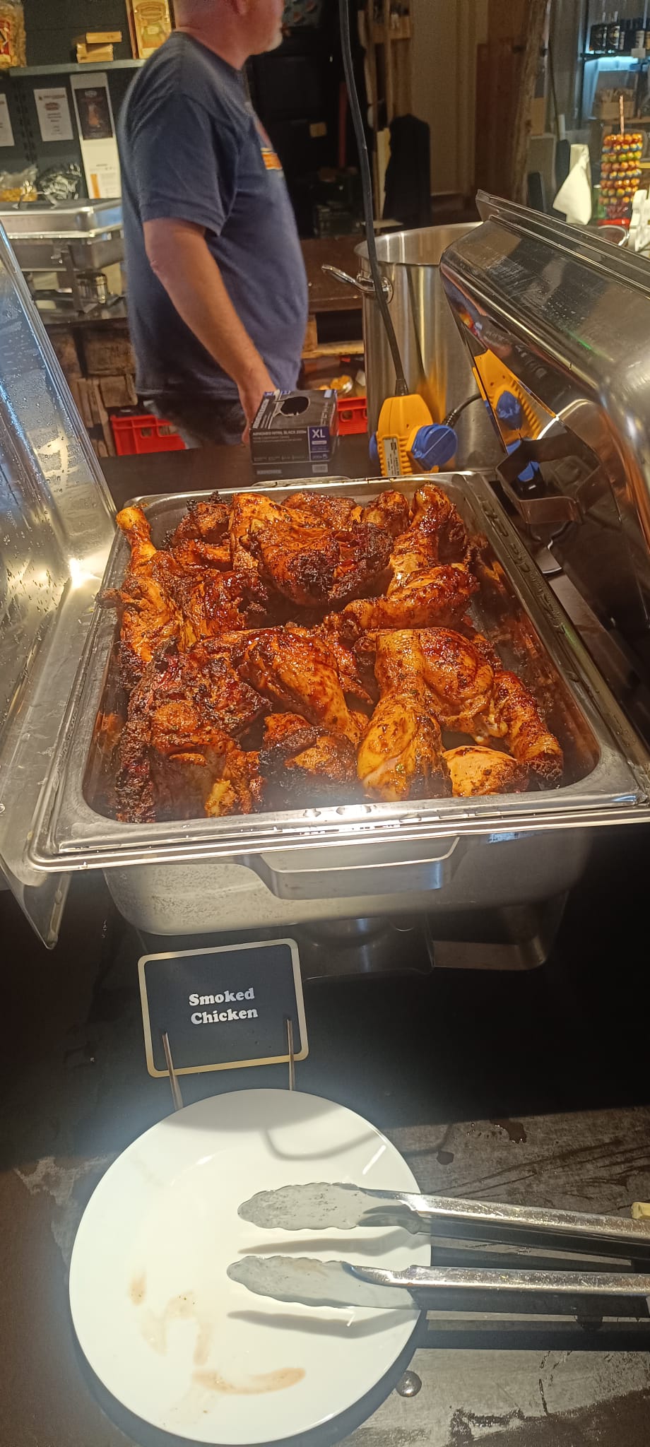 BBQ Smoker im Einsatz